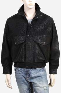 men s luxury italian lambskin leather jacket blouson style lk0251