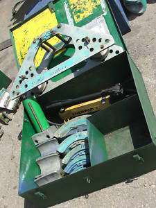 GREENLEE 777 1/2 TO 4 HYDRAULIC PIPE BENDER  