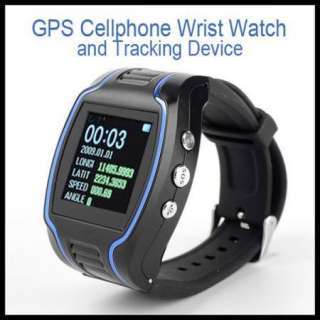LCD Quad Band GPS GSM GPRS Cellphone Watch  