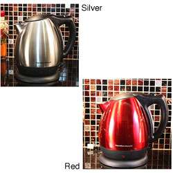   40871E Red Stainless Steel 10 cup Electric Kettle  