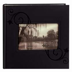 Pioneer 200 pocket Black Leatherette Photo Album (Pack of 2 