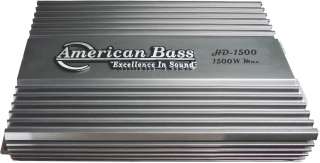 NEW American Bass HD 1500 Digital Mono Amp 1500 Watts HD1500  