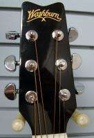 Washburn EA9B Acoustic Electric Guitar Black  