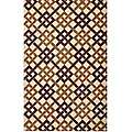 Hand tufted Brown/ Ivory Polyester Rug (4 x 6 