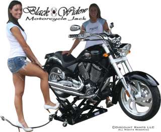 NEW AIR FOOT MOTORCYCLE ATV JACK LIFT 1500# HOIST STAND  