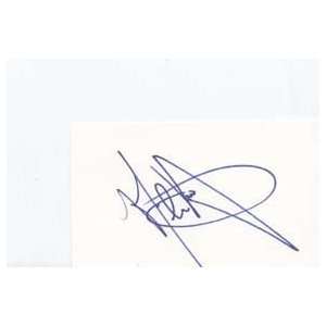 MICHAEL DAMIAN Signed Index Card In Person