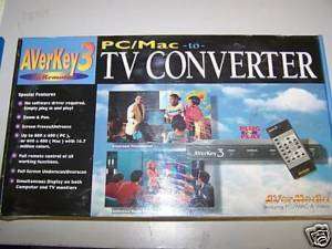 AVerKey3 Plus w/Remote, TV Converter  