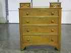 Rare Antique Gentlemens Dresser with Hat Compartment and Beveled 