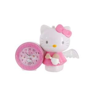    Portable Hello Kitty Bell Alarm Clock Pink 