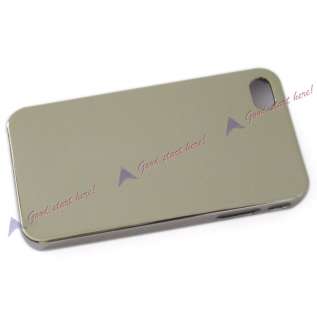 New Chrome Metal Thin Hard Case for Apple iPhone 4 4G  