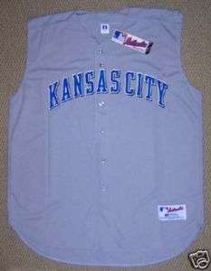 AUTHENTIC RUSSELL KANSAS CITY ROYALS ROAD JERSEY SZ 56  