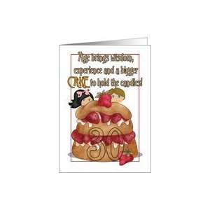  30th Birthday Card   Humour   Cake Card Toys & Games