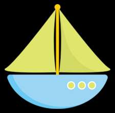   SAILBOAT GREEN BLUE YELLOW NURSERY BABY WALL ART BORDER STICKERS DECAL