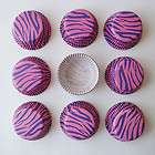 75pcs pink zebras wedding party baking cup muffin cases cupcake liners 
