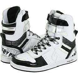Baby Phat Adore Cat High White/Black/Silver Athletic  
