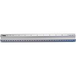 Helix 12 inch Metal Safety Ruler  