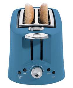 Hamilton Beach Intrigue Blue All Metal Toaster  