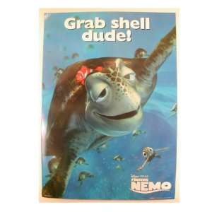  Finding Nemo Grab Shell Dude Poster 24 Inches By 36 Inches 