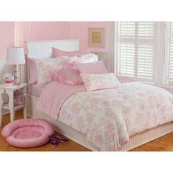   Pink Toile Full/ Queen size 3 piece Comforter Set  