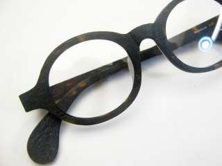 WOODY Limited Edition Round Eyeglass Frames Driftwood Black Tortoise 