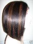 INSTOCK Bob 1B/30 Silky Straight Indian Remy Human Hair Full Lace Wig