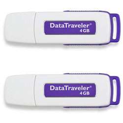 Kingston 4GB DataTraveler Flash Drive (Case of 2)  