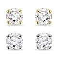 14k Gold 1/3ct TDW Round Diamond Stud Earrings (J K, I2 I3)