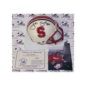  Alex Smith Autographed Stanford Cardinals Mini Football 