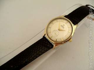 OMEGA AUTOMATIC VINTAGE BUMPER. GOLD BEZEL & STEEL. FULL SIZE. FROM 