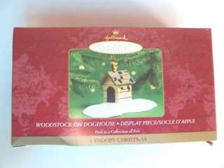 Hallmark Woodstock on Doghouse Christmas Ornament  