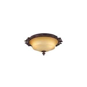   Energy Smart 2 Light Flush Mount in Tuscan Sun with Champagne glass