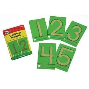  Tactile Sandpaper Numbers, K   3 Toys & Games