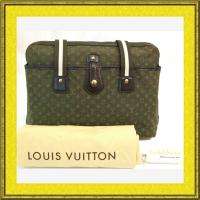 USED Louis Vuitton Monogram Mini Lin Cabas Mary Kate M92494 Authentic 