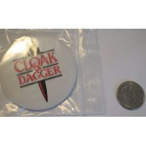  vintage movie button  cloak and dagger 