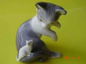 CAT and MOUSE LLADRO FIGURINE # 5236   EXCELLENT  