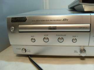 This CD recorder is in absolute mint condition with manual .