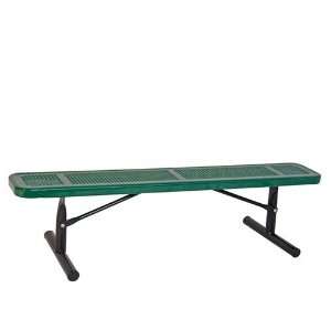  8 Park Bench w/o Back Portable Perf. Color of Frame Color 