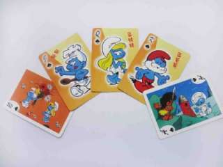 Deck Collectible Cartoon Poker Playing cards   THE SMURFS Schtroumpf 