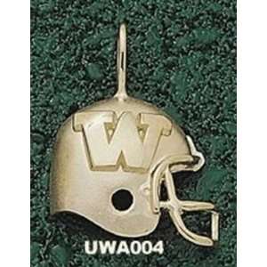  14Kt Gold University Of Washington W Helmet Sports 