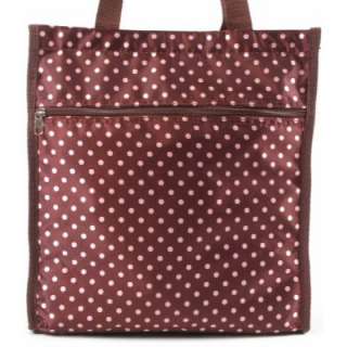 Designer Inspired Polka Fashion Carry All Tote Purse  