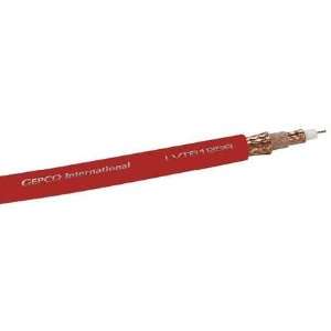  GEPCO LVT61859 2.41 Triax Cable,RG59,20AWG,Red,1000Ft 
