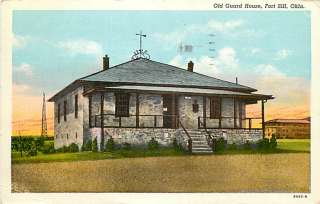 OK FORT SILL OLD GUARD HOUSE MAILED 1944 EARLY T56737  