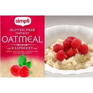 Simpli Oatmeal Inst Gf Rspbry 8.46 oz (Pack Of 9)  Grocery 