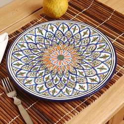 Tabarka 4 piece Dinner Plate Set (Tunisia)  