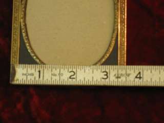 ANTIQUE FRENCH ORMOLU PHOTO PICTURE FRAME Brass, Bronze Table Hanging 