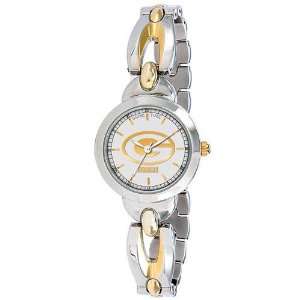  Green Bay Packers Silver/Gold Womens/Ladies Elegance Watch 