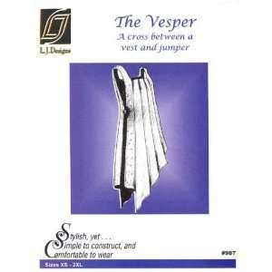  The Vesper Tunic/Vest Pattern By The Each Arts, Crafts 