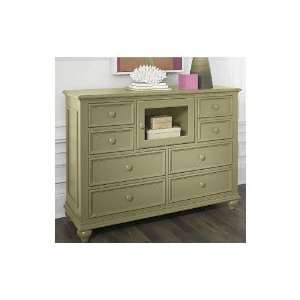   Splash of Color Entertainment Dresser in Ivy Green