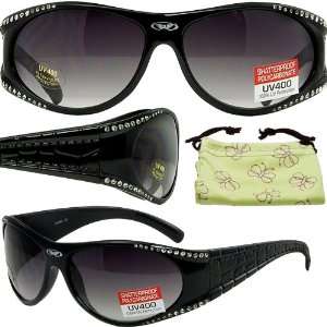   Womens Sunglasses      Free Butterfly Pouch Automotive