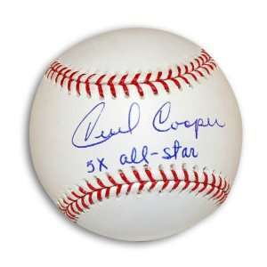Cecil Cooper MLB Baseball Inscribed 5X All Star  Sports 